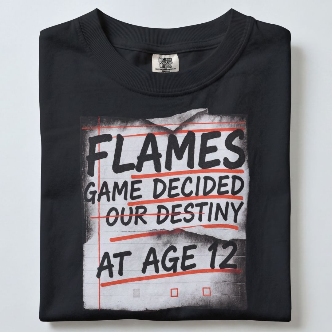 FLAMES GAME DECIDED OUR DESTINY UNISEX TSHIRT