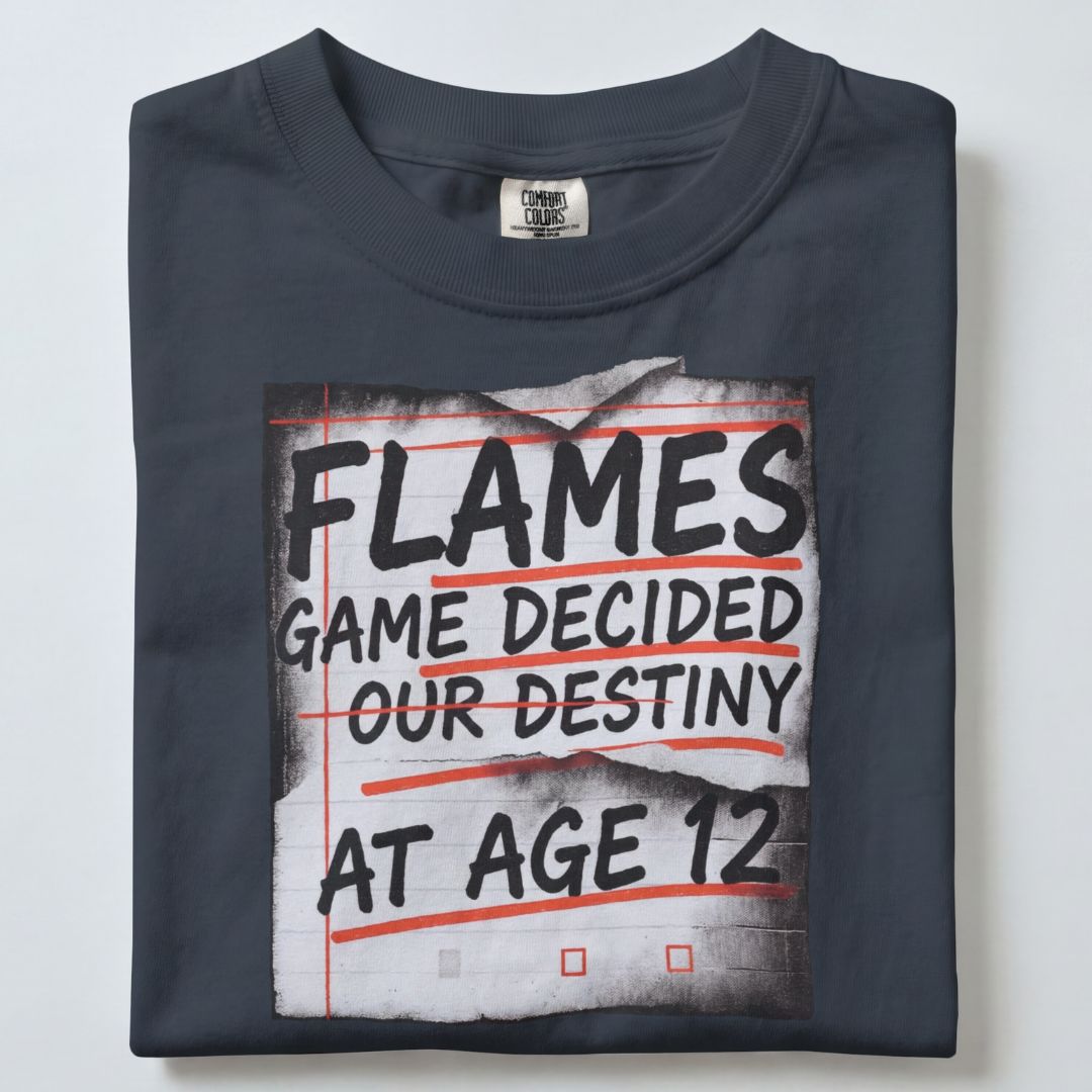 FLAMES GAME DECIDED OUR DESTINY UNISEX TSHIRT