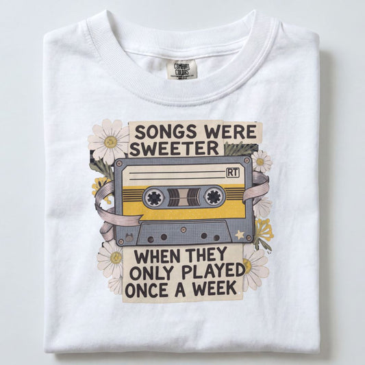 SONGS WERE SWEETER UNISEX TSHIRT