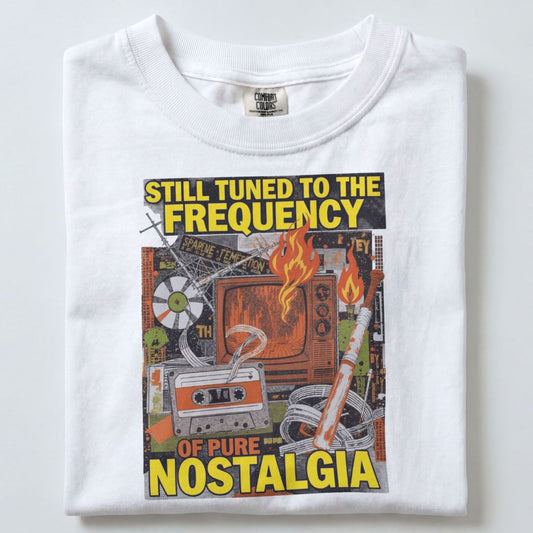 STILL TUNED TO THE FREQUENCY UNISEX TSHIRT