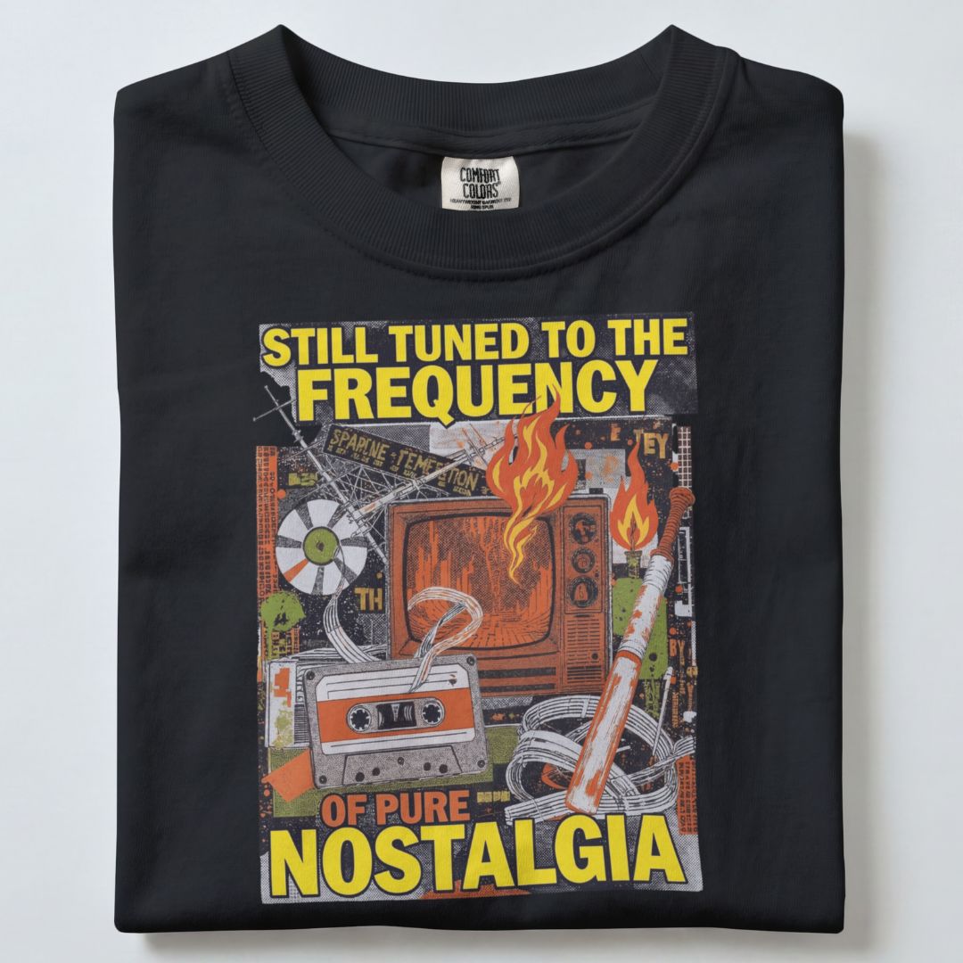 STILL TUNED TO THE FREQUENCY UNISEX TSHIRT