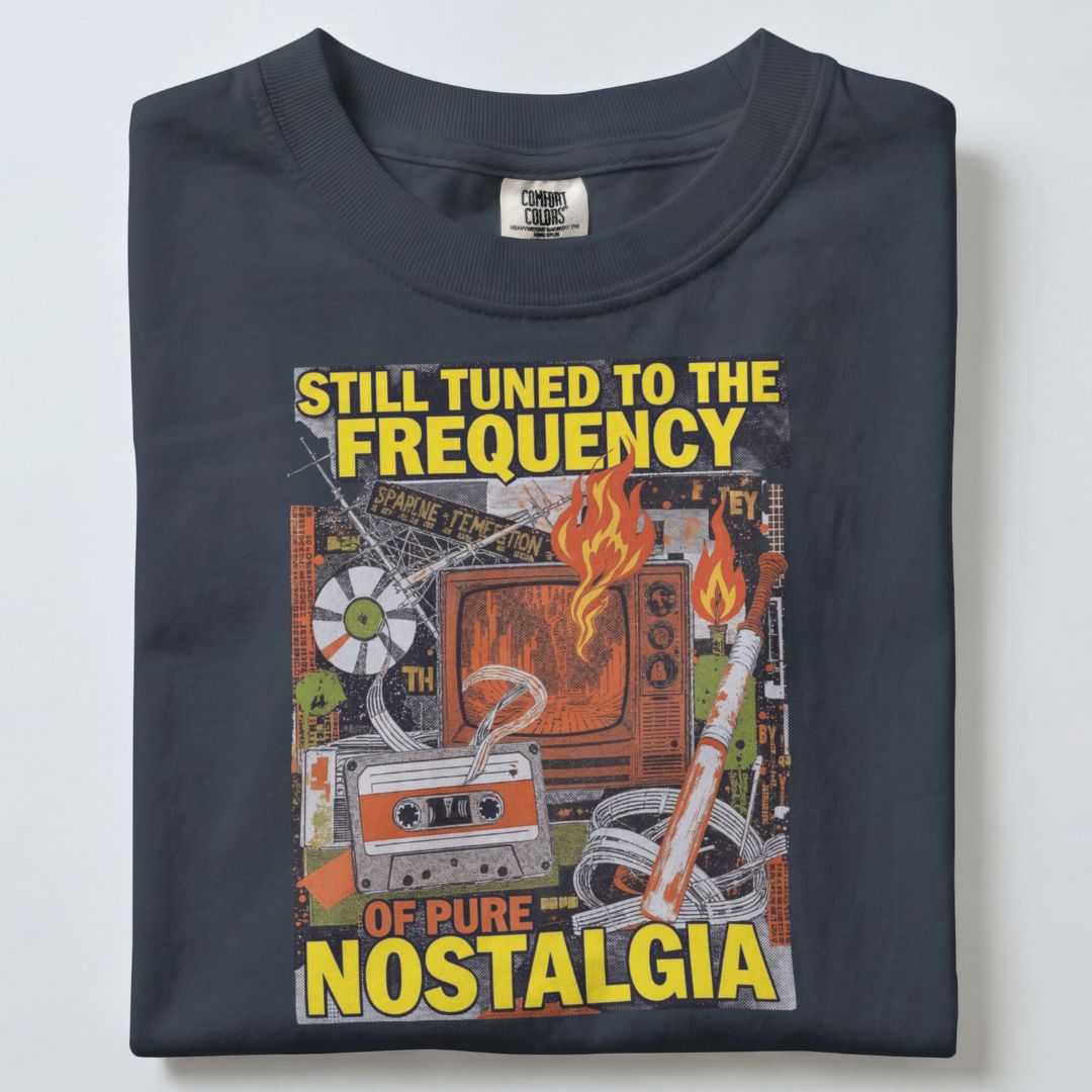 STILL TUNED TO THE FREQUENCY UNISEX TSHIRT