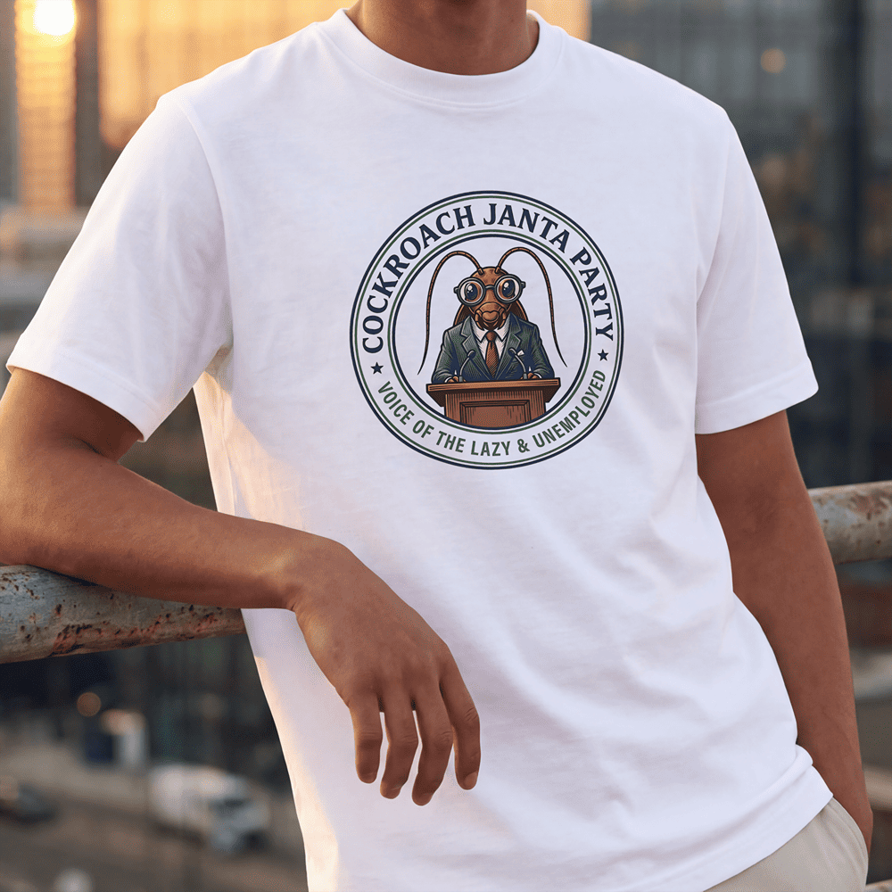 COCKROACH JANTA PARTY TSHIRT