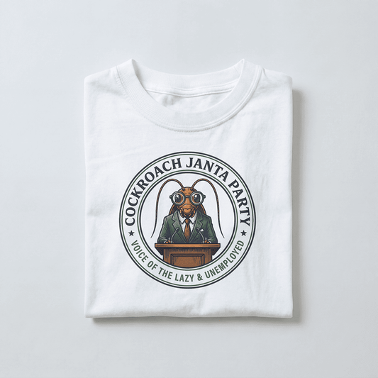 COCKROACH JANTA PARTY TSHIRT