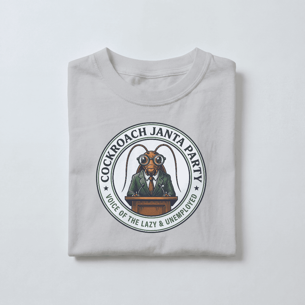 COCKROACH JANTA PARTY TSHIRT