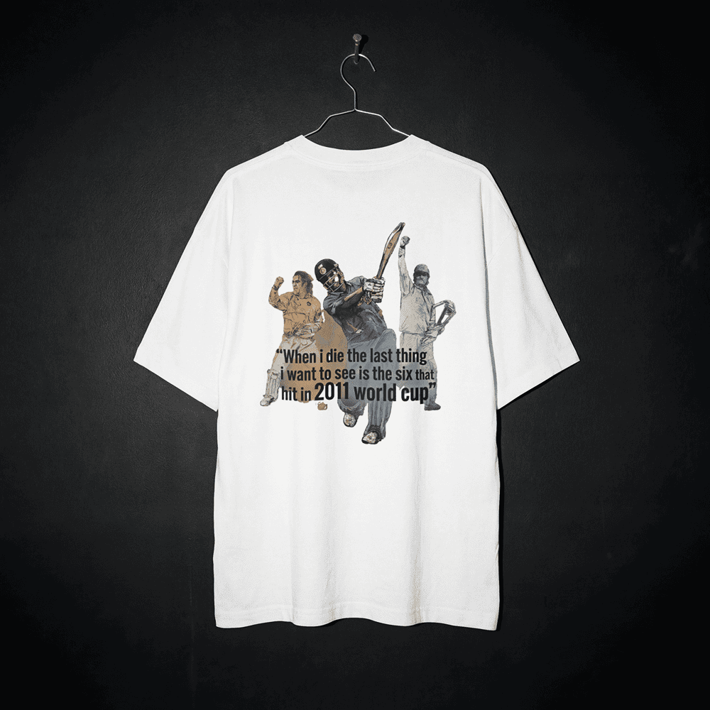 WHEN I DIE THE LAST THING I WANT MS DHONI TSHIRT