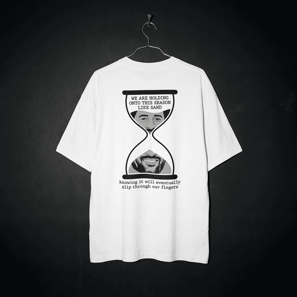 WE ARE HOLDING ON THIS SEASON LIKE SAND MS DHONI TSHIRT