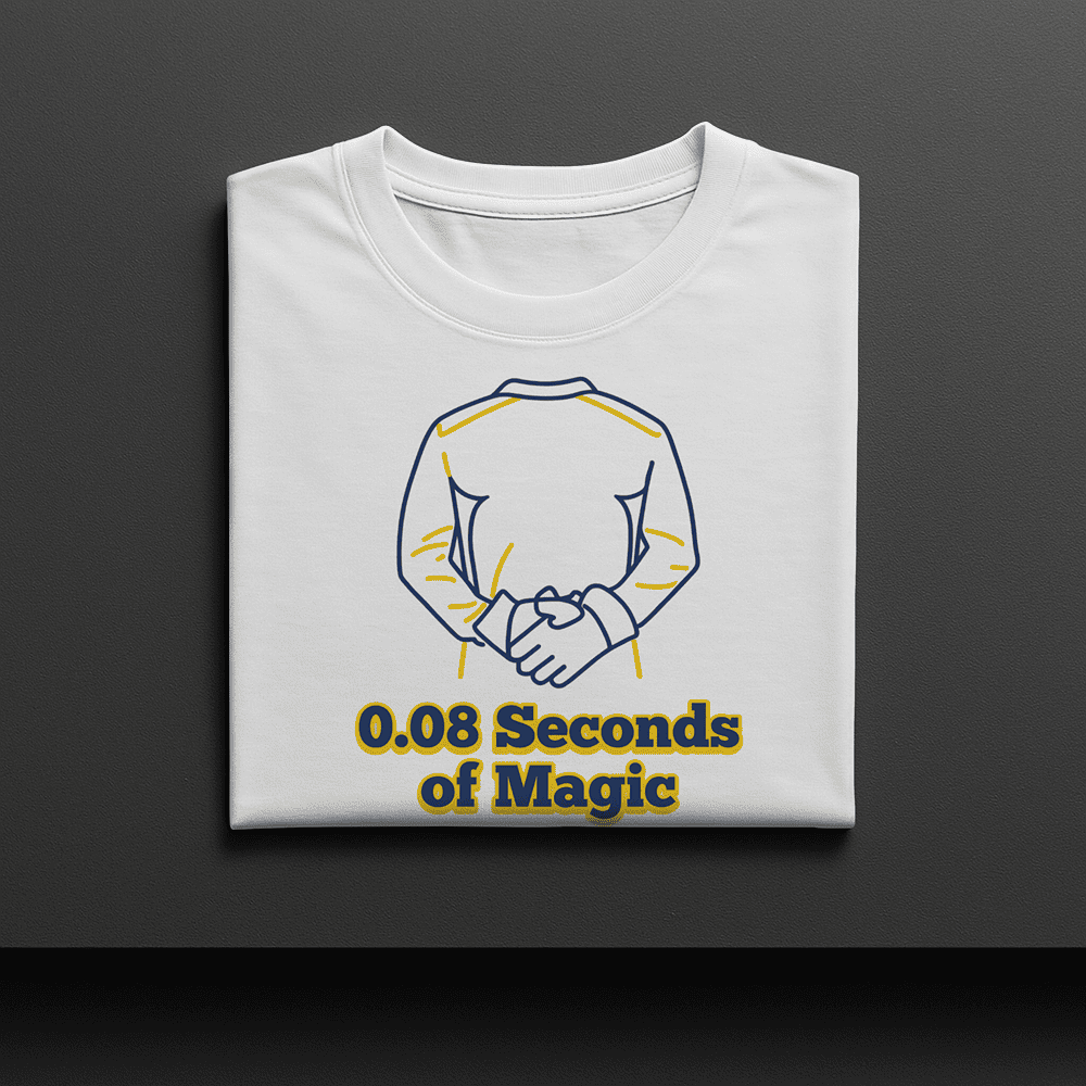0.08 SECONDS OF MAGIC MS DHONI TSHIRT