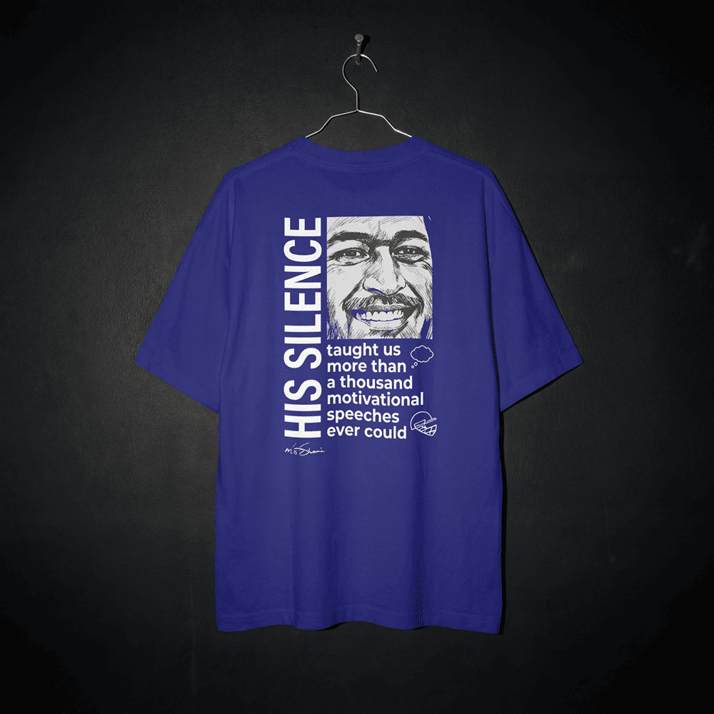HIS SILENCE MS DHONI TSHIRT