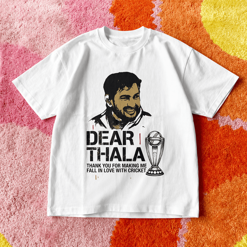 DEAR THALA MS DHONI TSHIRT