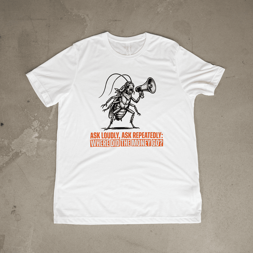 COCKROACH JANTA PARTY TSHIRT