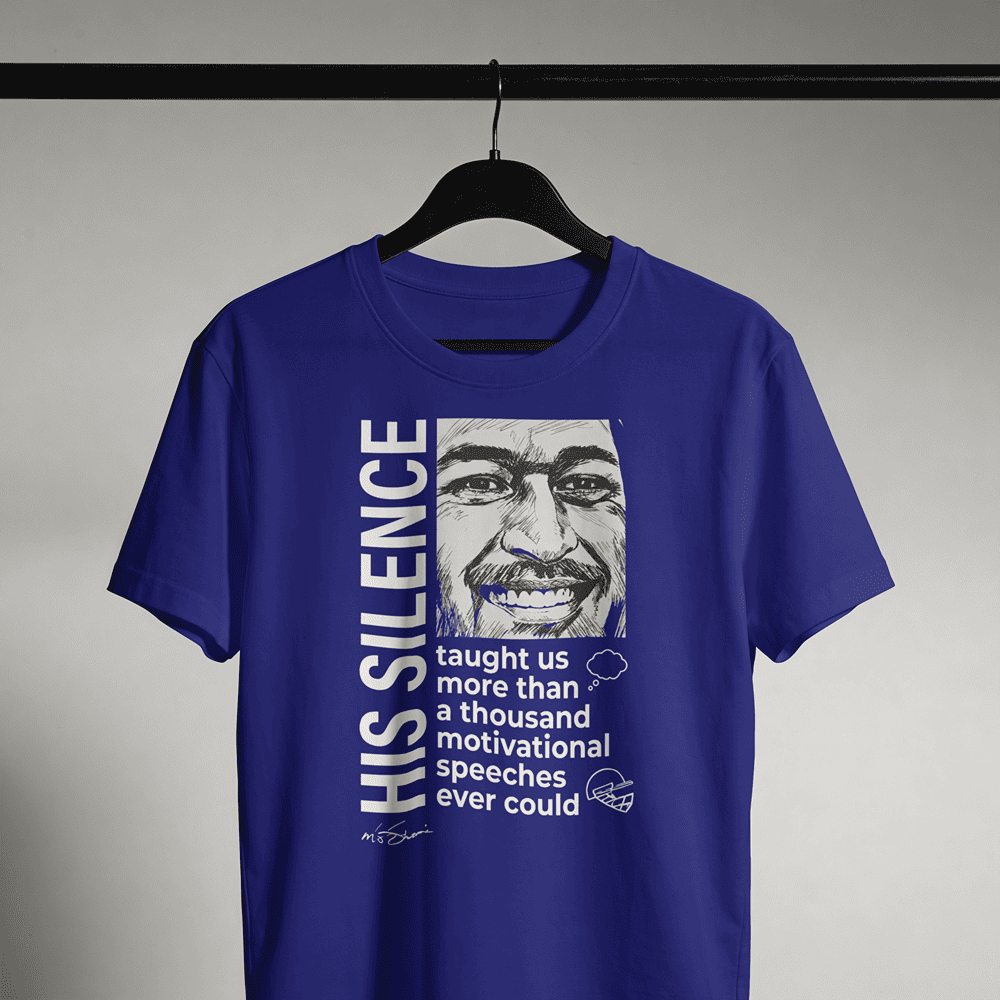 HIS SILENCE MS DHONI TSHIRT