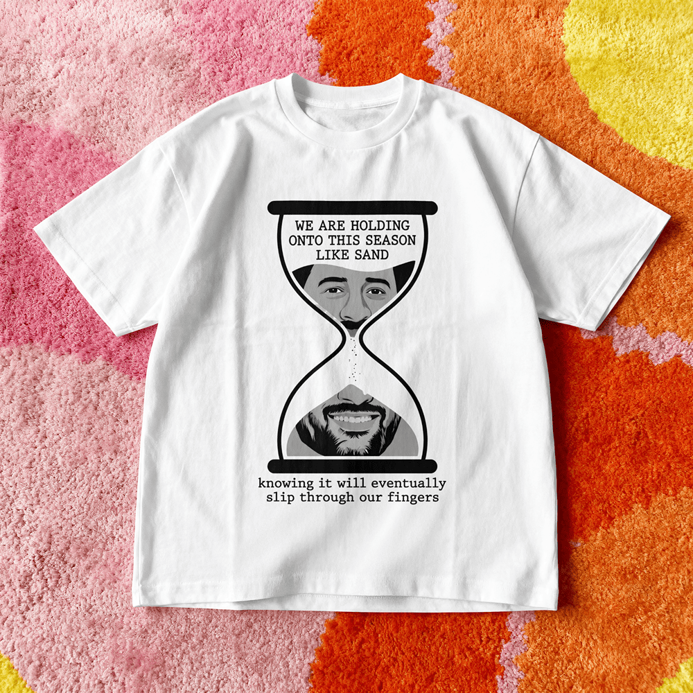 WE ARE HOLDING ON THIS SEASON LIKE SAND MS DHONI TSHIRT