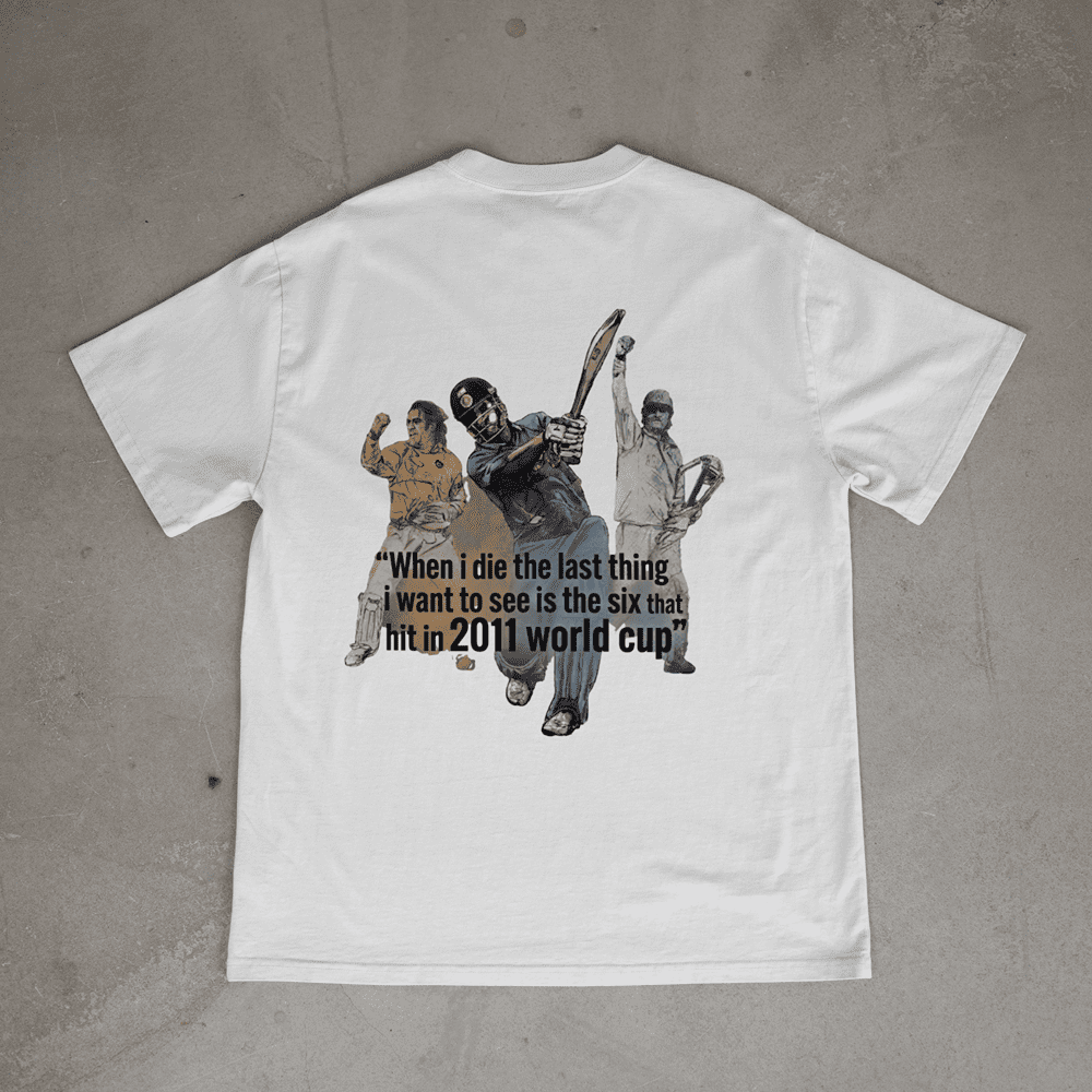 WHEN I DIE THE LAST THING I WANT MS DHONI TSHIRT