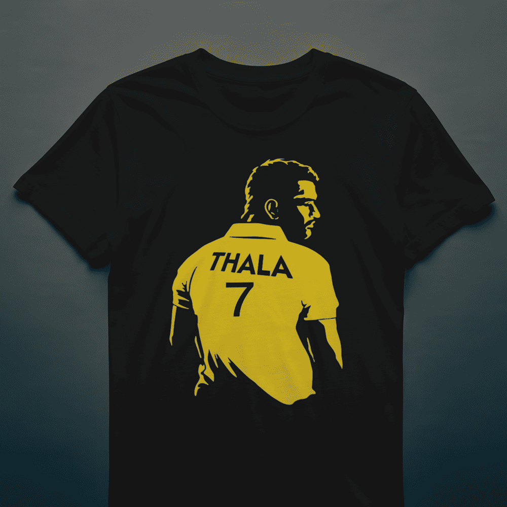 THALA 7 MS DHONI TSHIRT