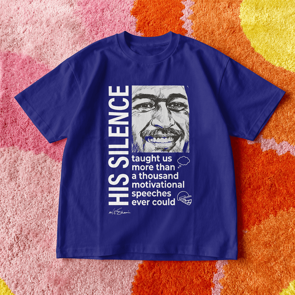 HIS SILENCE MS DHONI TSHIRT