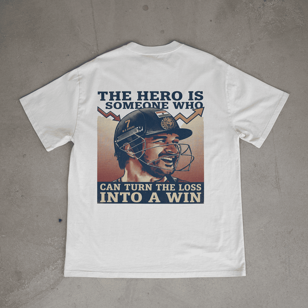 THE HERO IS SOMEONE WHO CAN TURN THE LOSS INTO A WIN