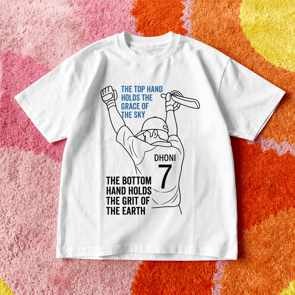 THE BOTTOM HAND HOLDS THE GRIT OF THE EARTH