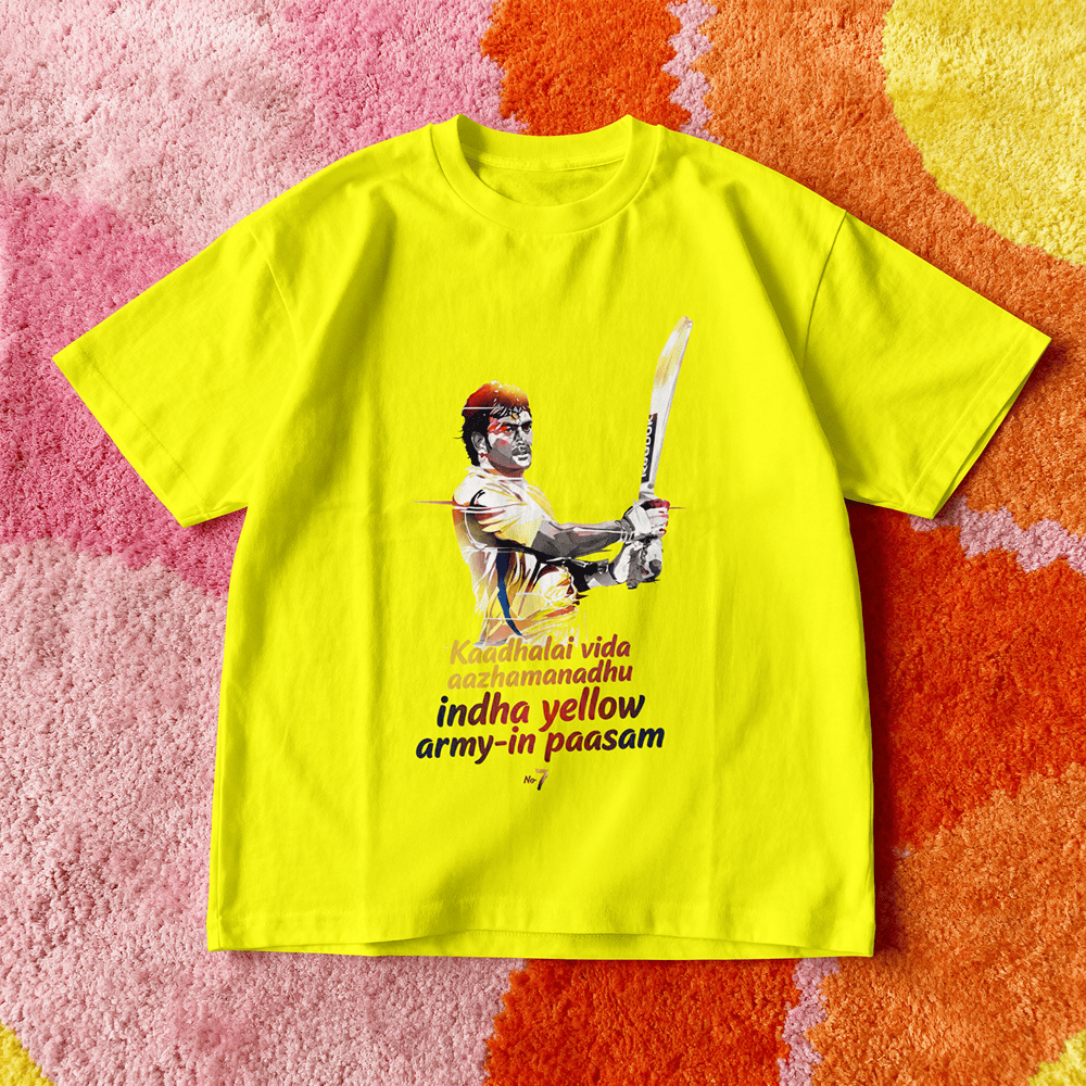 MA DHONI TAMIL VERSION TSHIRT