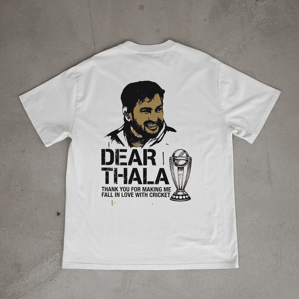 DEAR THALA MS DHONI TSHIRT
