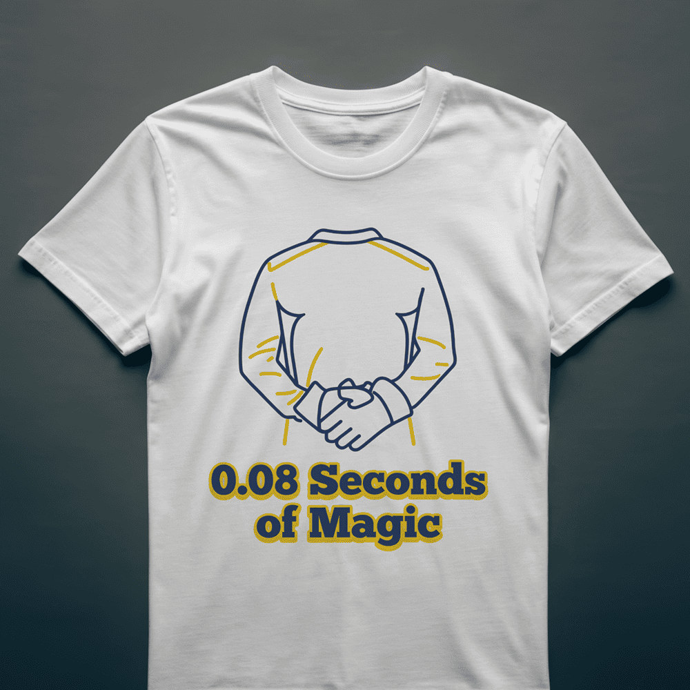 0.08 SECONDS OF MAGIC MS DHONI TSHIRT