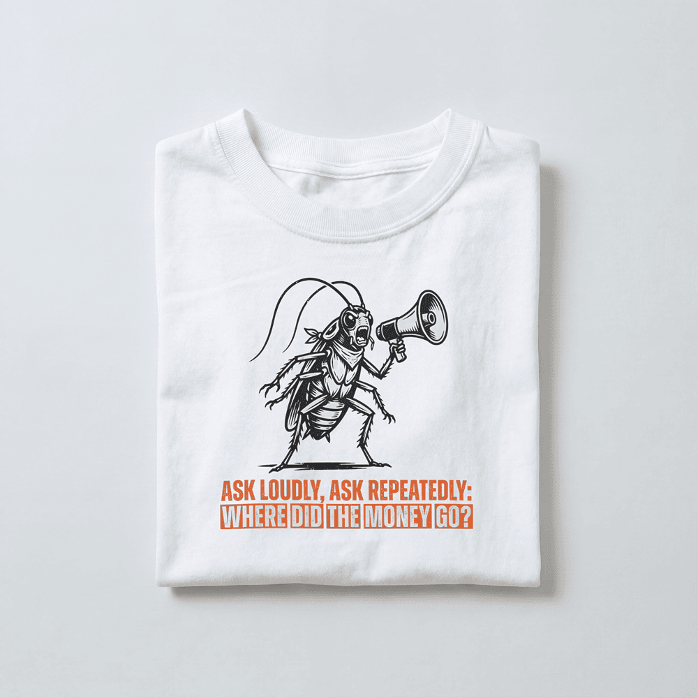 COCKROACH JANTA PARTY TSHIRT
