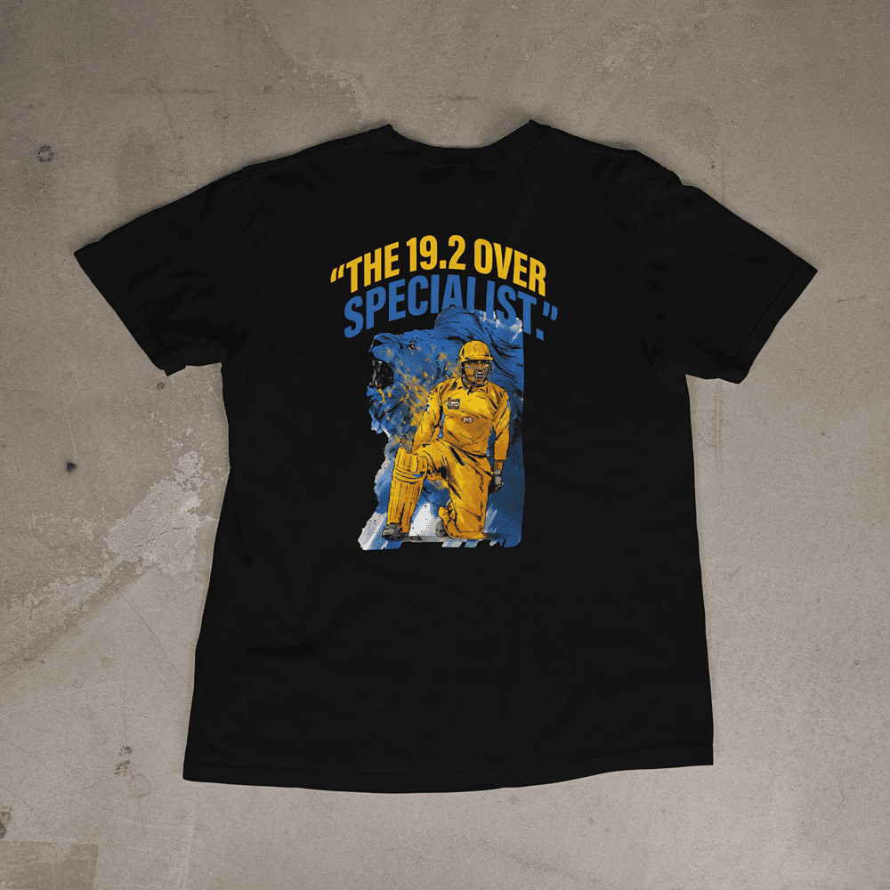 19.2 OVER SPECIALIST MS DHONI TSHIRT