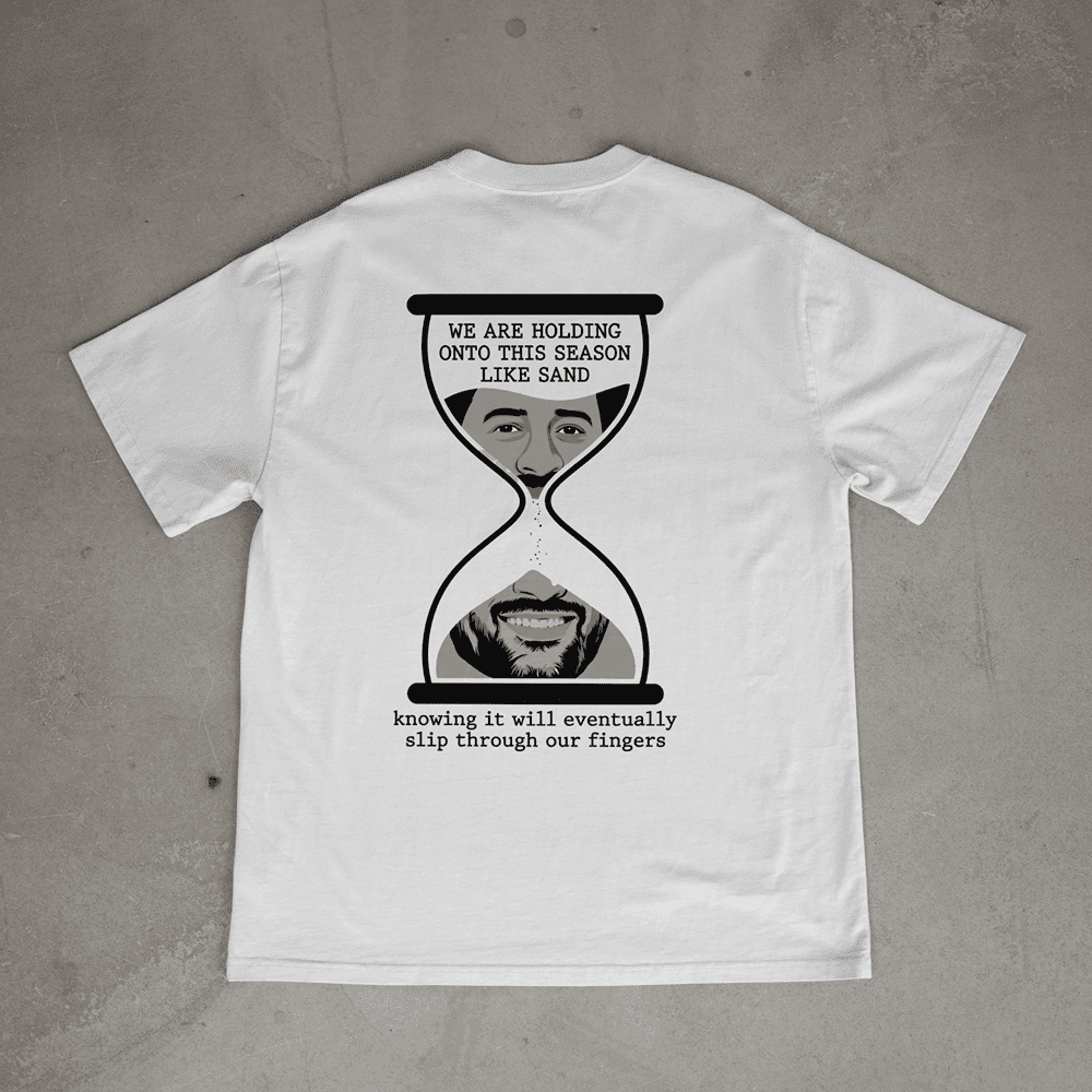 WE ARE HOLDING ON THIS SEASON LIKE SAND MS DHONI TSHIRT