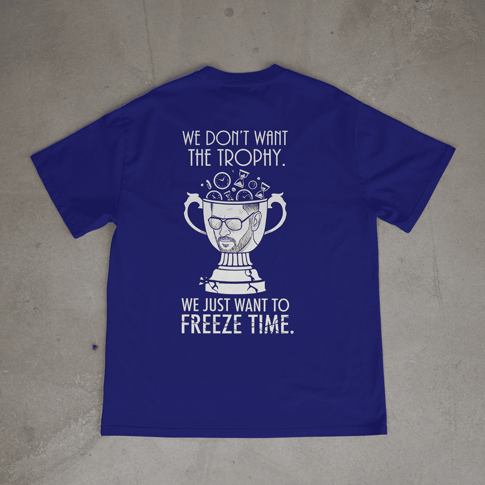 WE DONT WANT THE TROPHY MS DHONI TSHIRT