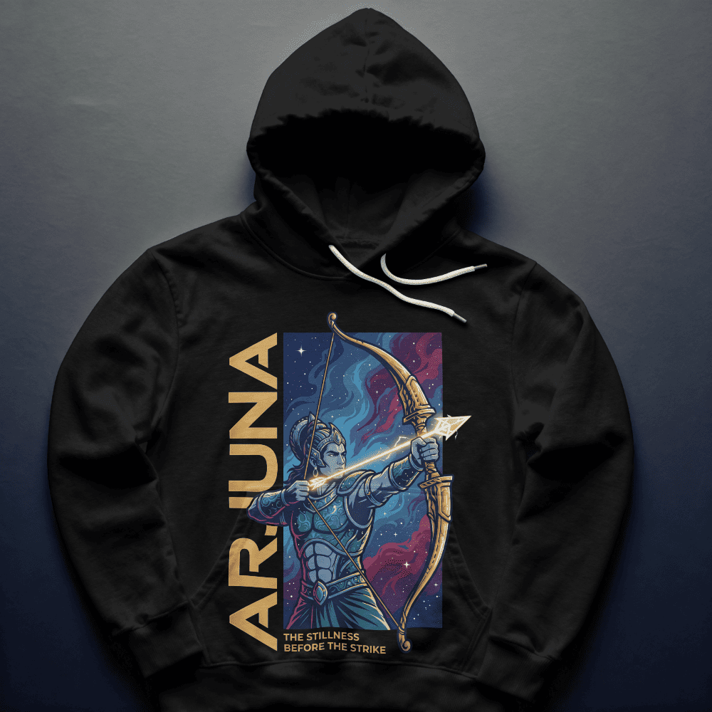 Arjuna Cosmic Archer Heavyweight Hoodie - 300 GSM