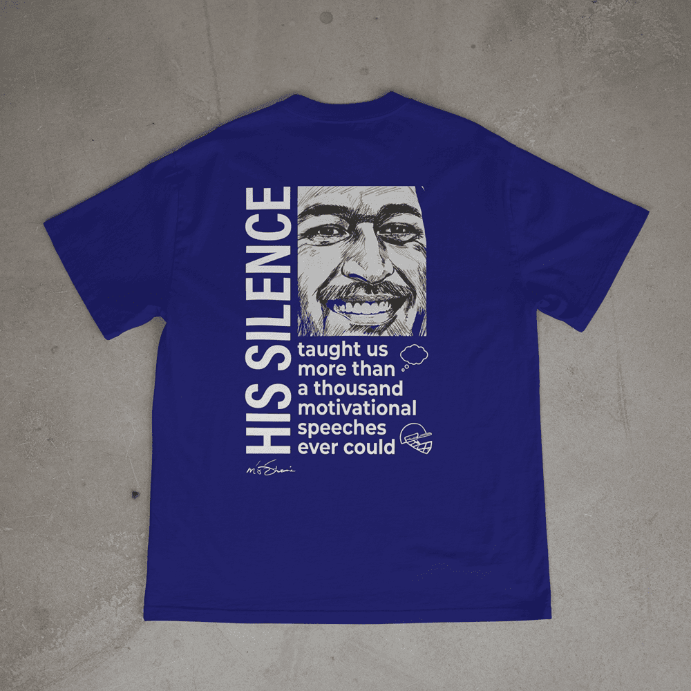 HIS SILENCE MS DHONI TSHIRT