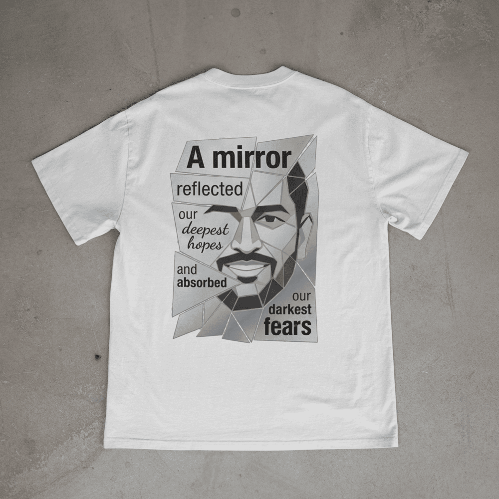 A MIRROR REFLECTED OUR DEEPEST HOPES MS DHONI TSHIRT
