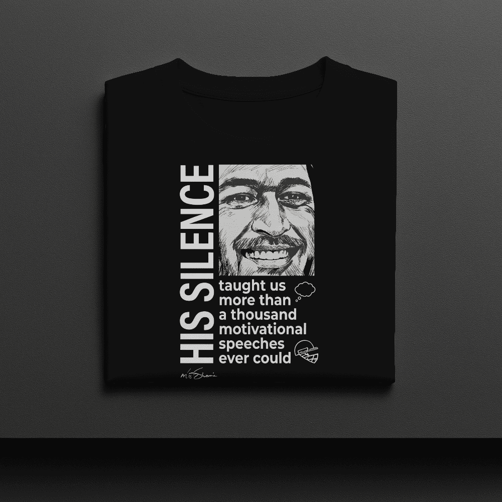HIS SILENCE MS DHONI TSHIRT