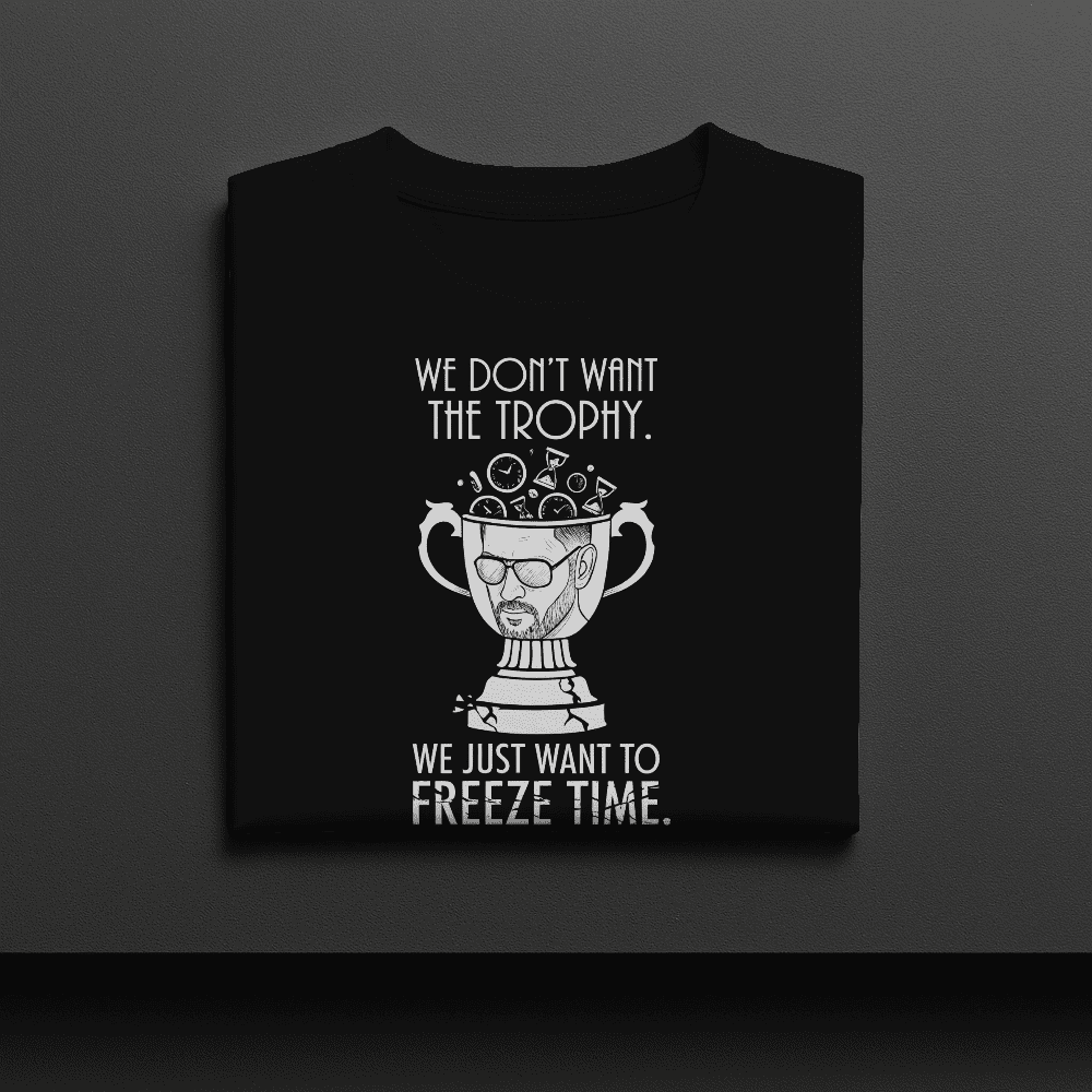 WE DONT WANT THE TROPHY MS DHONI TSHIRT