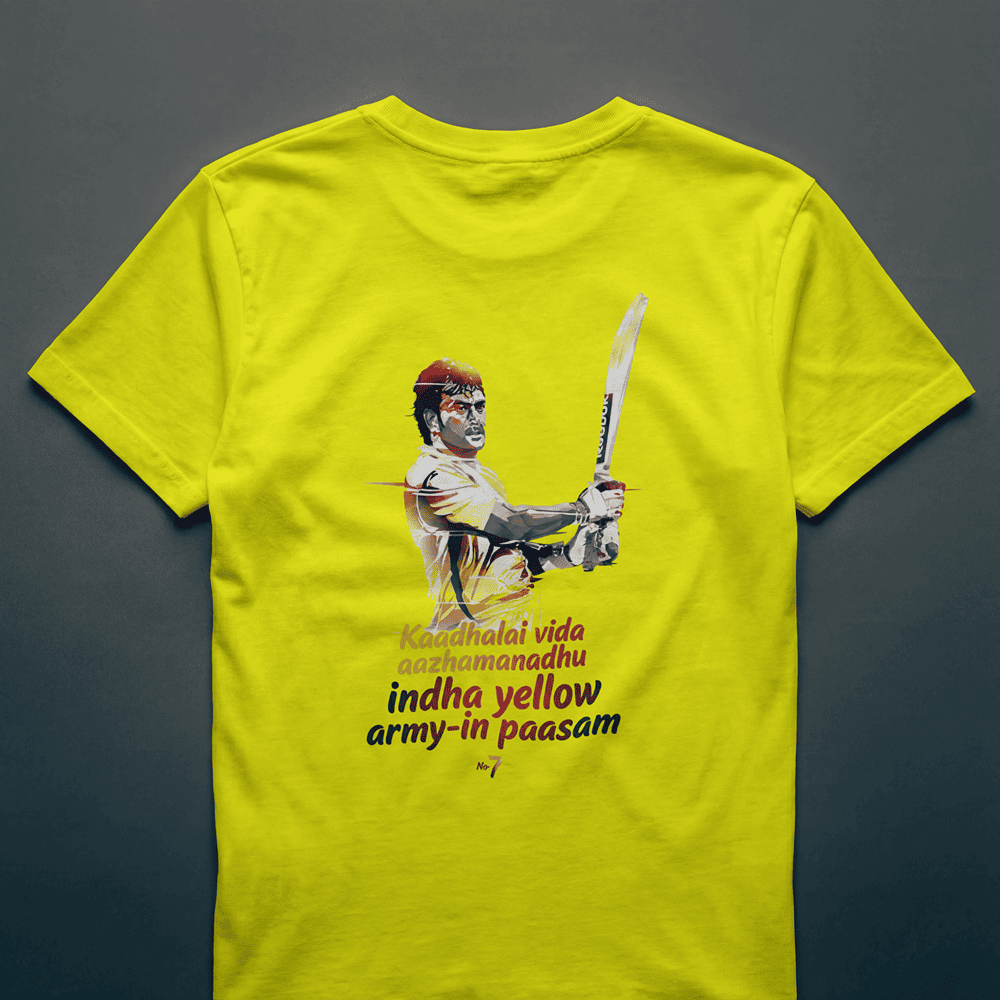 MA DHONI TAMIL VERSION TSHIRT