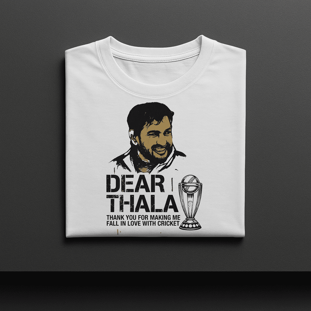 DEAR THALA MS DHONI TSHIRT