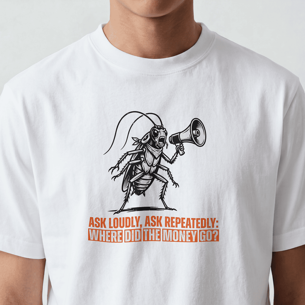COCKROACH JANTA PARTY TSHIRT