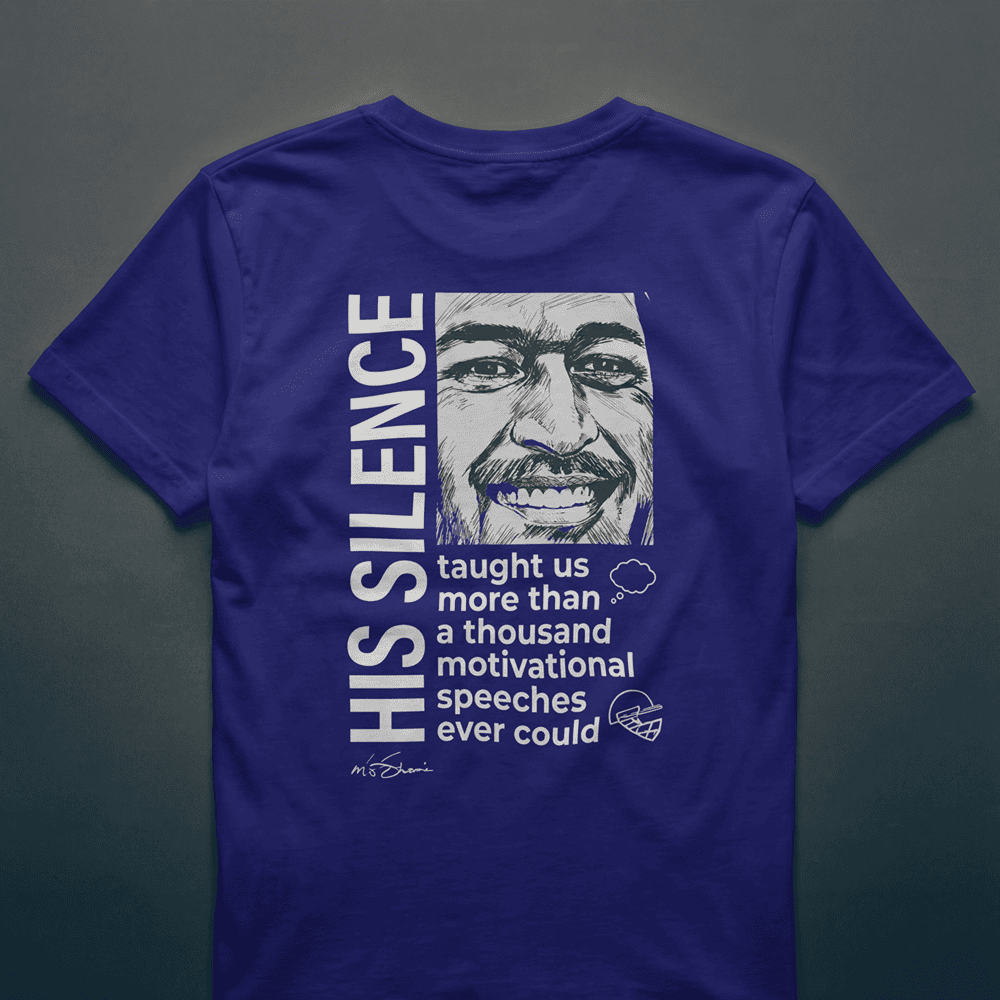HIS SILENCE MS DHONI TSHIRT