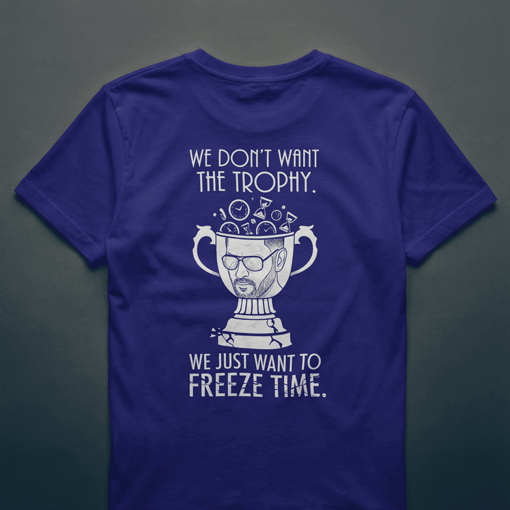WE DONT WANT THE TROPHY MS DHONI TSHIRT