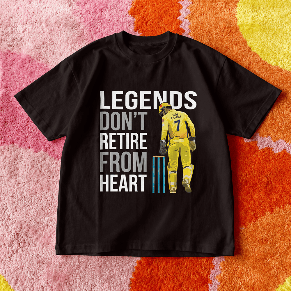 MS DHONI CLASSIC FAN TSHIRT