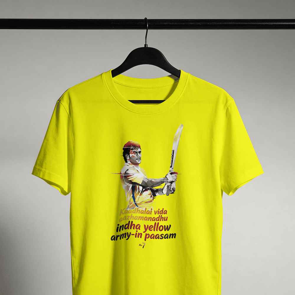 MA DHONI TAMIL VERSION TSHIRT