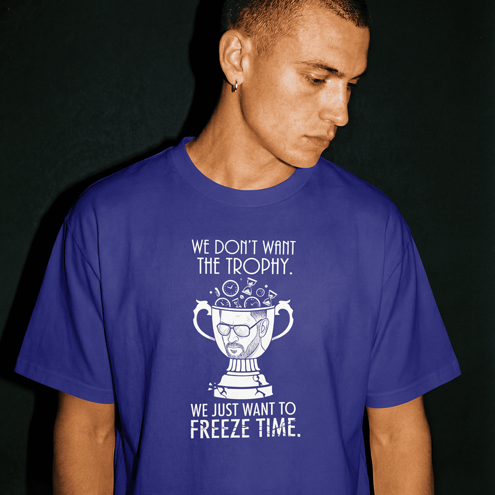 WE DONT WANT THE TROPHY MS DHONI TSHIRT