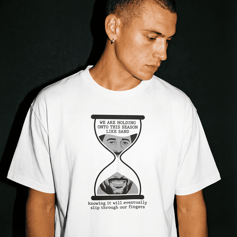 WE ARE HOLDING ON THIS SEASON LIKE SAND MS DHONI TSHIRT