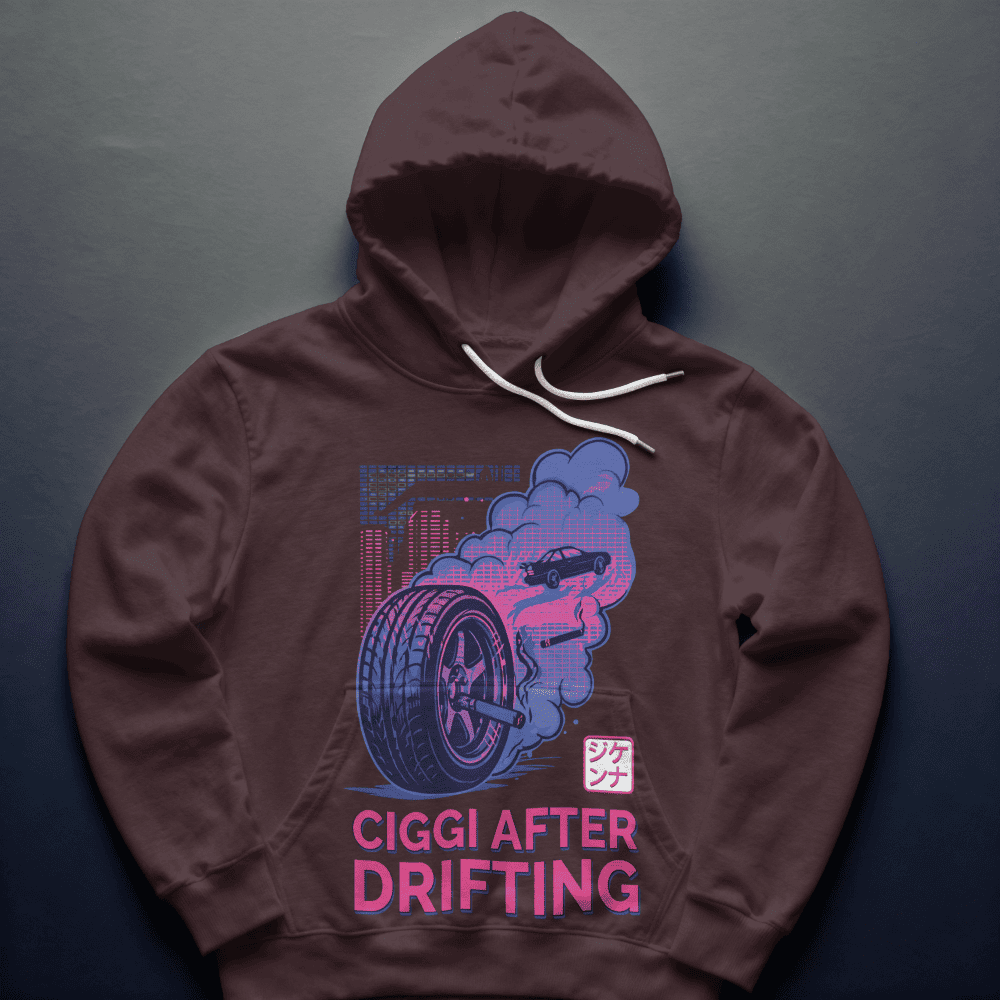 CIGGI AFTER DRIFTING UNISEX HOODIE