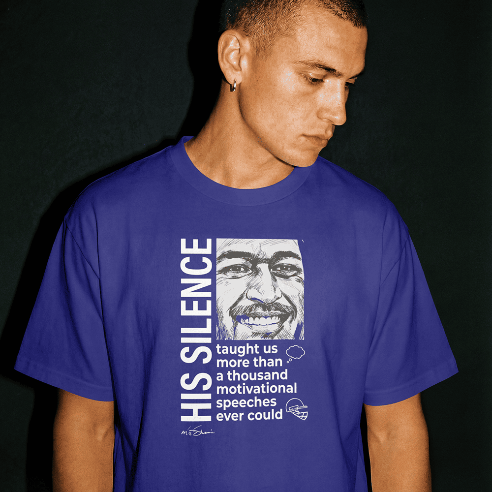 HIS SILENCE MS DHONI TSHIRT