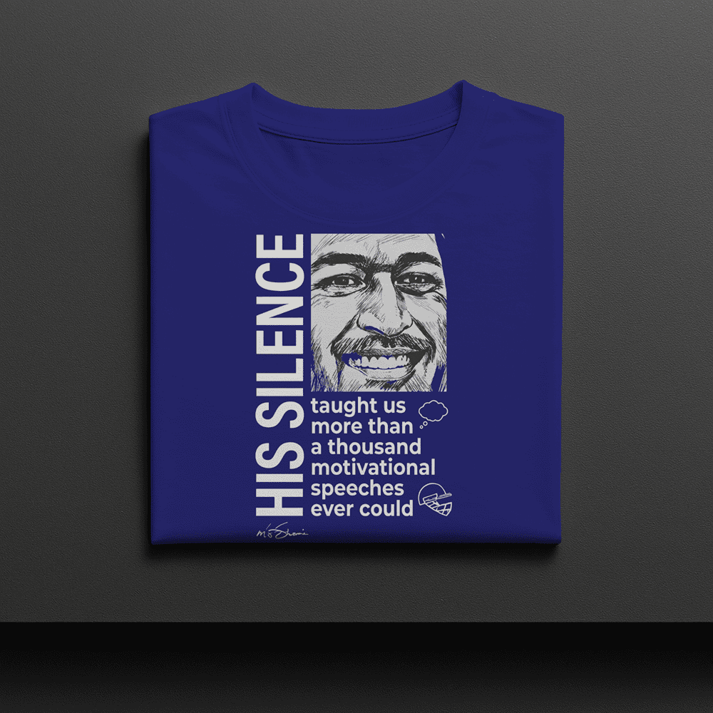 HIS SILENCE MS DHONI TSHIRT