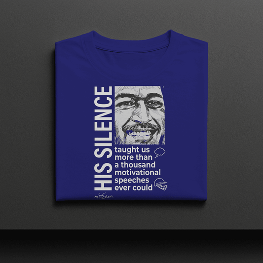 HIS SILENCE MS DHONI TSHIRT