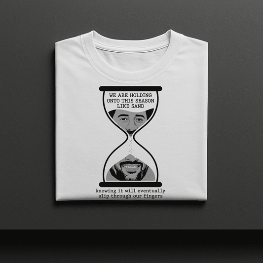 WE ARE HOLDING ON THIS SEASON LIKE SAND MS DHONI TSHIRT