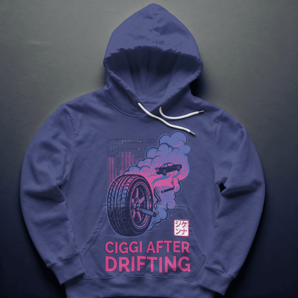 CIGGI AFTER DRIFTING UNISEX HOODIE