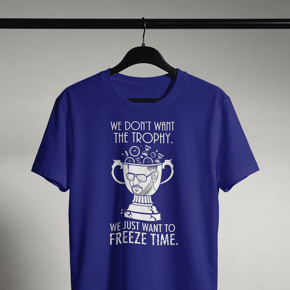WE DONT WANT THE TROPHY MS DHONI TSHIRT